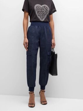 Cinq A Sept Denim Jogger Balloon Pants